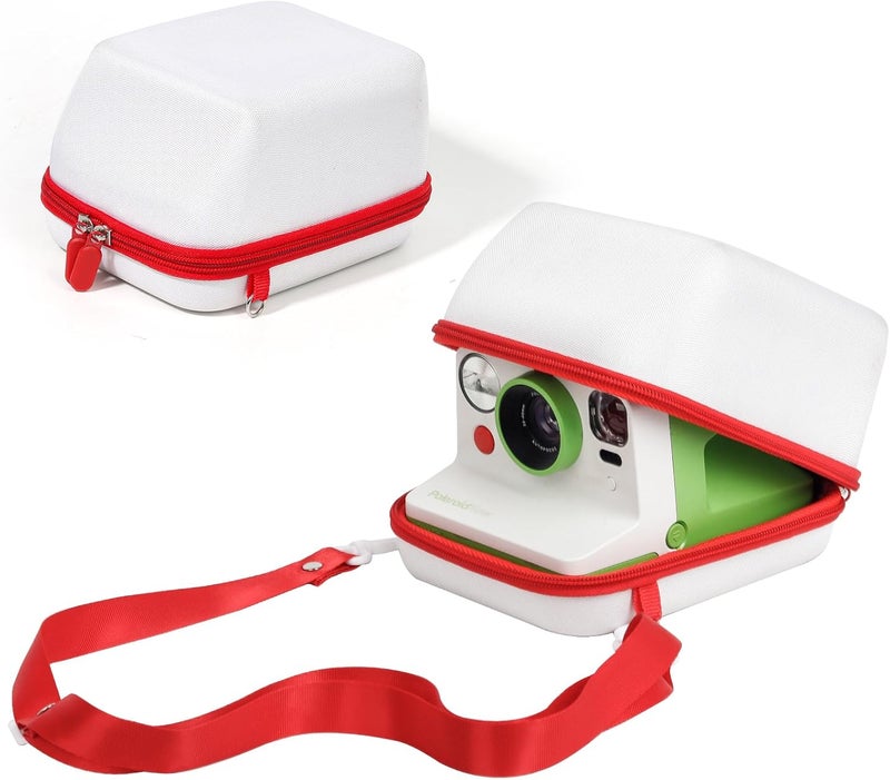wogozan Protective Case for Polaroid Now 2nd/3rd, Now+ Gen 2/3rd, I-Type, OneStep+, Onestep 2, Filp, Instant Film Camera - Hard Shell Camera Case with Adjustable Shoulder Strap (White) (No Camera) - Image 1